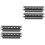 4Pièces Accessoire Métal Mat Noir Carte Parking Mobile 1