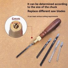 Hand Saw Set Fine Tooth Replaceable Saw Blade Garden Household Woodworking for Cutting Wood Plastic Tool