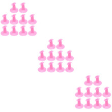 30Pièces Tenir Doigts Rose Plastique Outil Nail Art