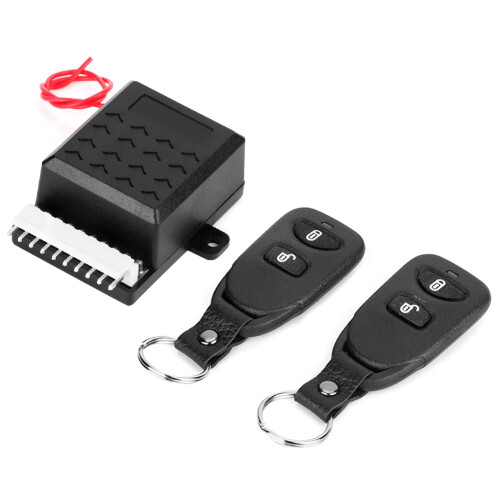 Universal Car Central Alarm System Remote Control Key Lock Kit 30-80m 2