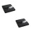 2Pièces Étui -Anches Hautbois ABS Durable Noir Pour Stockage 1