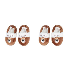 2Paren Winter Slippers Warm Met Kerst