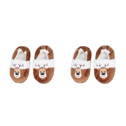 2Paren Winter Slippers Warm Met Kerst