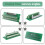 IDC40P 40Pin Connector Strip Breakout Board Terminal Block Plug PLC Interface with Bracket, for PLC, DIN Rail Mount 7