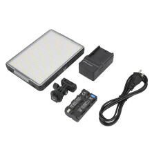Panou luminos LED cu indice de redare a culorilor ridicat, reglabil cu temperatură în două culori, pentru utilizare în studio și pe teren