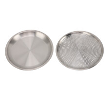 Rust Resistant Stainless Steel Tray Mirror Polished Decorative Tray For Jewelry Storage Versatile Use In Kitchen Bathroom And Living Rooms