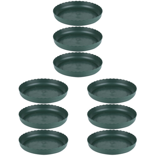 9Pièces Base De Pots De Fleurs Vert Anti-Dérapant Robuste 2