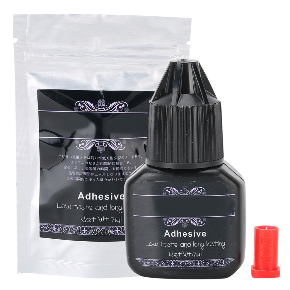 Sensitive Eyes Eyelash Glue, Waterproof Extra Strong Hold, Rapid Drying in3Seconds for Professional Lash Artists (7ml)