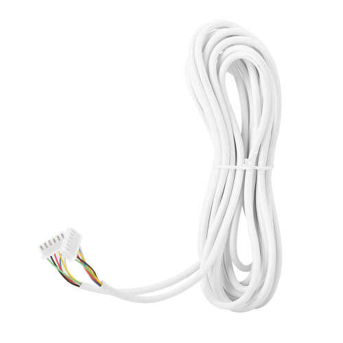 Video Connection Line For Video Door Intercom System Flexible Copper Cable With White PVC Insulation Plug And Play Setup Copper Cable For Clear 1