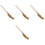 4Pcs Stable Rust Removal Wire Brush Metal Cleaner for Home 1
