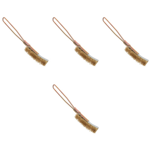 4Pcs Stable Rust Removal Wire Brush Metal Cleaner for Home