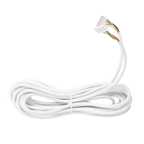 Video Connection Line For Video Door Intercom System Flexible Copper Cable With White PVC Insulation Plug And Play Setup Copper Cable For Clear 2