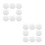 16Pcs White Sewing Thread Wax Beeswax Conditioner for Durable Threads 1