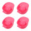 16Pcs Durable Plastic Nail Soak Bowls Pink Double Layer Manicure Bowls 5