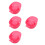 16Pcs Durable Plastic Nail Soak Bowls Pink Double Layer Manicure Bowls 7