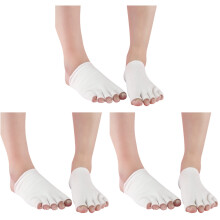 3Paires Gel Ouvertes Antidérapantes Femmes