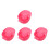 16Pcs Durable Plastic Nail Soak Bowls Pink Double Layer Manicure Bowls 9