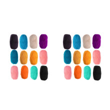 24Pcs Assorted Colors Cotton Yarn for Knitting Soft Warm DIY Crochet