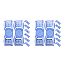 16Pcs Blue Pc Swimming Goggles Buckles Quick Release Adjustable Clips