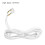 Video Connection Line For Video Door Intercom System Flexible Copper Cable With White PVC Insulation Plug And Play Setup Copper Cable For Clear 6