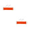 2Pièces Repose-Pieds Suspendu Orange Bois Fer Polyester 9