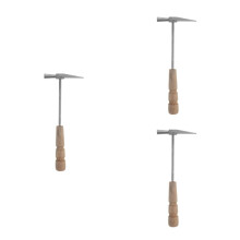 3Pièces Marteaux Métal Pour Accordage Kalimba Avec Manche Bois Argenté