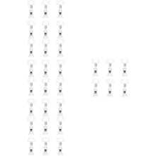 30Pcs Clear Label Holder Clips for Supermarket Advertising and Signs