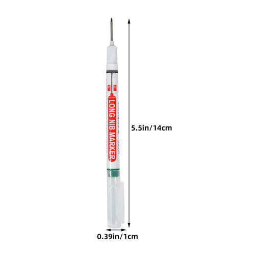 8Pcs Industrial Long Head Marker Pens for Precision Deep Hole Marking 1