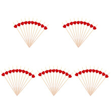 500Pcs Food Picks Heart Design Disposable Party Snacks