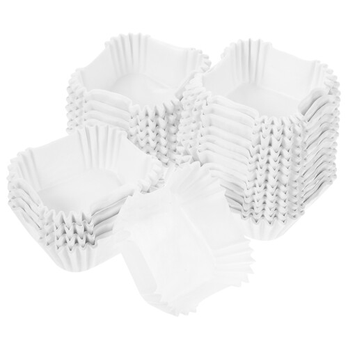 4000Pièces Moules À Cupcake Papier Alimentaire Blancs Usage 1