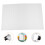 20Pcs Clear PVC Film Sheets Light Diffuser Film for Educational Use 10