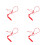 4Pcs Durable Halters Bitless Bridles for Practical Horse Use 1