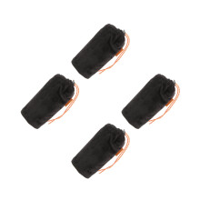 4Pcs Black Flannelette Saxophone Bag Durable Storage Pouch Accessory