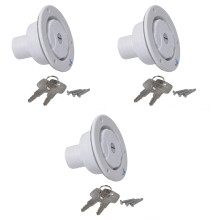 3Pcs Water Fill Dish with Sealed Lock for Trailer