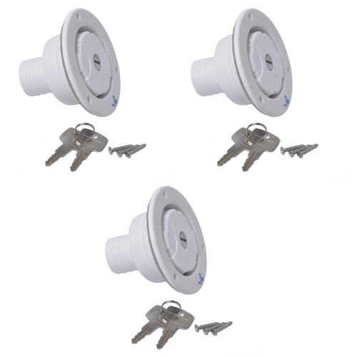 3Pcs Water Fill Dish with Sealed Lock for Trailer