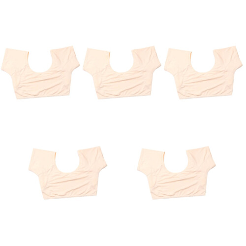 5Stk Schweißabsorbierende Weste Khaki Elastisch 2