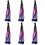 6Stk Farbenfrohe Geflochtene Ponytails -Schmuck 3