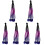 6Stk Farbenfrohe Geflochtene Ponytails -Schmuck 6