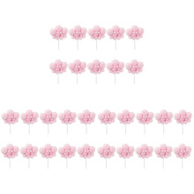 30Pièces Cake Decoration Rose Motifs Nuage Pour Cupcakes Événements