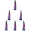 6Stk Farbenfrohe Geflochtene Ponytails -Schmuck 10