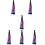 6Stk Farbenfrohe Geflochtene Ponytails -Schmuck 11