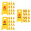 45Pcs Interactive Plastic Traffic Sign Set for Kids Educational Play 4