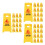45Pcs Interactive Plastic Traffic Sign Set for Kids Educational Play 5