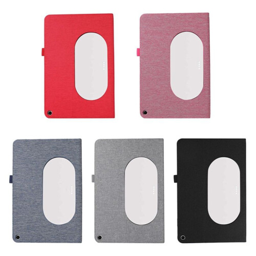 For  Tablet Pixel Tablet Denim Pattern Protective Cover Tpu Soft Case Be Connected to the Sound Case,Silver-Gray 2