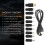 Power Cord USB to 5.5X2.1 Multifunctional  Interchangeable Plug 6