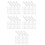 250Pcs White Plastic Adjustable Pleated Curtain Hooks for Drapes Home 4