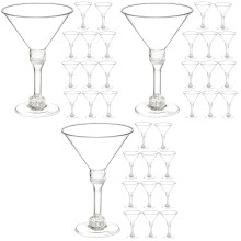 45St Duidelijke Plastic Cocktailbekers Stevig Wegwerp Voor Feest