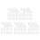 250Pcs White Plastic Adjustable Pleated Curtain Hooks for Drapes Home 7