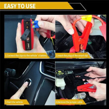 20000mAh Portable Car Battery Jump Power Bank Charger 12V Start- Device Cars Emergency Battery Booster