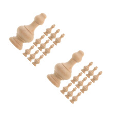 20St Robuuste Khaki Hout Balusters Voor Trapleuning En DIY Meubels